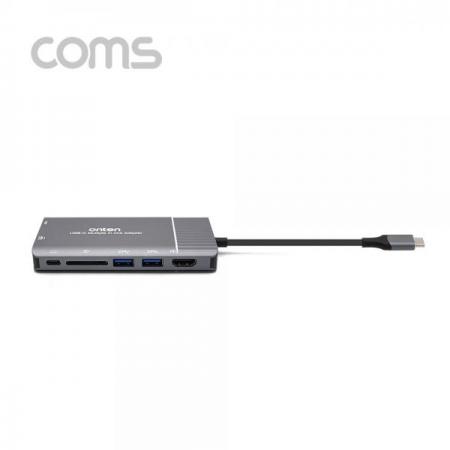 디바이스마트,케이블/전선 > USB 케이블 > OTG(FM) > USB C타입 OTG,Coms,USB 3.1 (Type C) 컨버터, 7 in 1, 30Hz/PD2.0 - HDMI+VGA+USB3.0 2P+PD+이더넷외 [FW697],USB 3.1 (Type C) 컨버터/ 7 in 1/ 30Hz/PD2.0 - HDMI+VGA+USB3.0 2P+PD+이더넷외