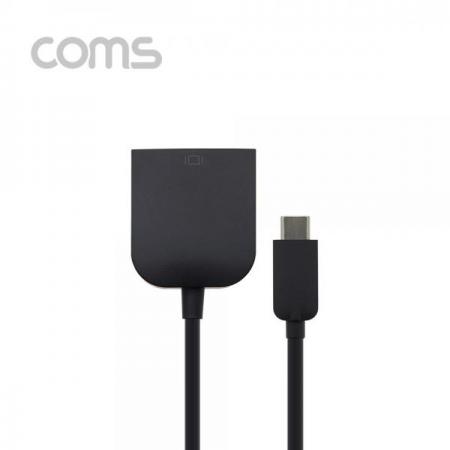 디바이스마트,케이블/전선 > USB 케이블 > OTG(FM) > USB C타입 OTG,Coms,USB 3.1 (Type C) 컨버터(VGA) C M / VGA F [CL125],USB 3.1 (Type C) 컨버터(VGA) C M / VGA F
