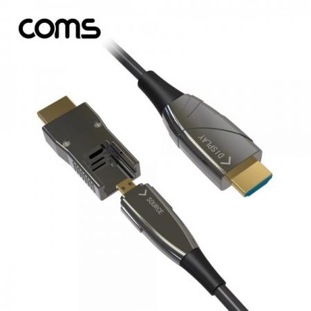 디바이스마트,케이블/전선 > 영상/음향 케이블 > HDMI 케이블,Coms,HDMI 2.0 + Micro HDMI 분리형 리피터 광 케이블 30M, 4K2K@60Hz, HDMI-A / HDMI-D [CL150],HDMI 2.0 + Micro HDMI 분리형 리피터 광 케이블 30M/ 4K2K@60Hz/ HDMI-A / HDMI-D
