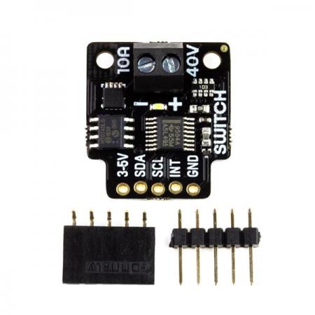 디바이스마트,MCU보드/전자키트 > 버튼/스위치/제어/RTC > 테스터/기타 제어,Pimoroni,HT0740 40V / 10A Switch Breakout [PIM455],10A에서 최대 40V까지 큰 부하를 스위칭 (DC 만 해당) / I2C 주소를 사용하여 최대 4 개의 브레이크 아웃을 동시에 사용가능 / I2C 인터페이스 / 3.3V 또는 5V 호환 / 40 핀 Raspberry Pi 모델 및 Arduino 호환