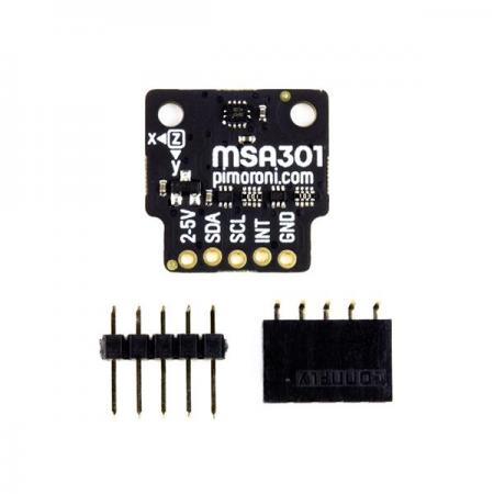 디바이스마트,MCU보드/전자키트 > 센서모듈 > 가속도/자이로/지자기센서 > 가속도센서,Pimoroni,MSA301 3DoF Motion Sensor Breakout [PIM456],3축 MSA301 가속도계 센서 /  모션감지 / I2C 인터페이스 / 3.3V 또는 5V 호환 / Raspberry Pi 3B +, 3, 2, B +, A +, Zero,  Zero W 및 Arduino 호환