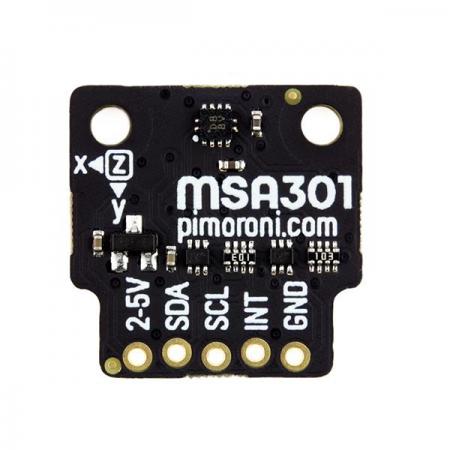 디바이스마트,MCU보드/전자키트 > 센서모듈 > 가속도/자이로/지자기센서 > 가속도센서,Pimoroni,MSA301 3DoF Motion Sensor Breakout [PIM456],3축 MSA301 가속도계 센서 /  모션감지 / I2C 인터페이스 / 3.3V 또는 5V 호환 / Raspberry Pi 3B +, 3, 2, B +, A +, Zero,  Zero W 및 Arduino 호환