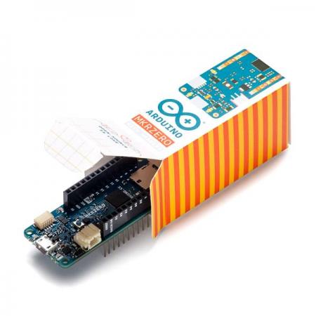 디바이스마트,오픈소스/코딩교육 > 아두이노 > 아두이노 정품 보드/쉴드/키트,아두이노,Arduino MKR ZERO,ABX00012 / 32비트 응용 프로그램 개발 및 오디오 관련 작업에 최적 / 별도의 하드웨어없이 음악 파일로 재생가능한 전용 SPI 인터페이스 (SPI1)가 내장된 온보드 SD 커넥터 / SAMD21 Cortex-M0+ 32 비트 저전력 ARM MCU / micro-USB 케이블 연결 / 동작 전압 : 3.3V