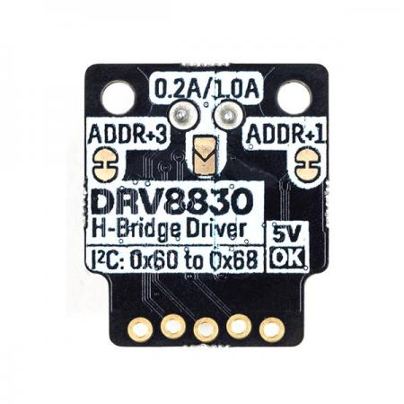 디바이스마트,MCU보드/전자키트 > 버튼/스위치/제어/RTC > 모터/모터컨트롤,Pimoroni,DRV8830 DC Motor Driver Breakout [PIM479],DC모터 드라이버 /  I2C 인터페이스 / 3.3V 또는 5V 호환 /  0.2~1A 전류 제한 설정 가능 /  I2C 주소를 변경하여 한 번에 최대 4 개까지 사용 가능 / 모든 Raspberry Pi 및 Arduino 모델과 호환