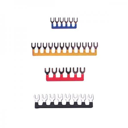 디바이스마트,커넥터/PCB > 터미널블럭 > 압착단자/절연단자 > 쇼트바,전오전기,쇼트바 JOST-6,조립식 단자대용 쇼트바 10A / 7.1mm pitch / 6P
