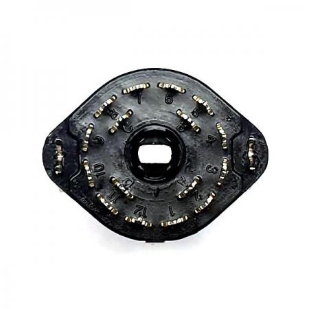 디바이스마트,스위치/부저/전기부품 > 스위치 > 로터리 스위치,(주)우정하이텍,SR2511-A1-20F-0403S-30°-S030,ROTARY SWITCH / 로터리 스위치 12단 360° D컷