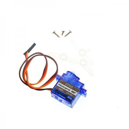 디바이스마트,기계/제어/로봇/모터 > 모터류 > 서보모터 > 디지털 서보모터,ELECFREAKS,마이크로비트용 EF90D 360도 디지털 서보모터 [EF09081],마이크로비트를 위한 미니서보 / 작동전압: 3.0V-5.5V / 3V 전압에서 최대 360도 회전 / 소형 로봇 모듈, 기계식 팔 모듈 및 지능형 자동차 모듈을 만드는 데 사용