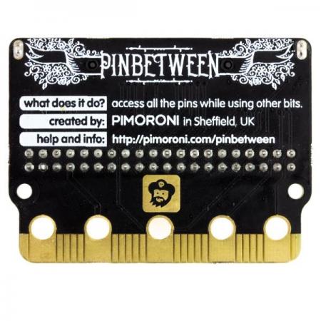디바이스마트,오픈소스/코딩교육 > Micro:Bit > 마이크로비트 확장/변환보드,Pimoroni,Pinbetween [PIM457],마이크로비트 호환 / 40핀 수 헤더 및 점퍼와 함께 사용 / 납땜불필요