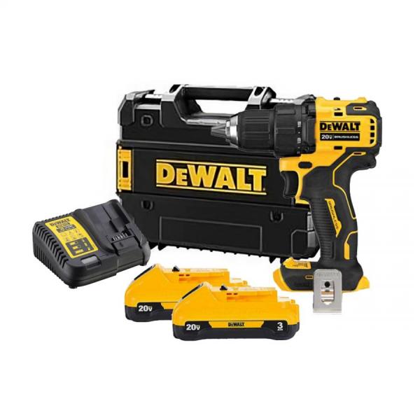 디바이스마트,수공구/전자공구/전동공구 > 전동/엔진공구 > 충전공구 > 충전드릴/햄머드릴,디월트,컴팩트 드릴 드라이버 DCD708L2 배터리2개 (20V/3A),디월트 / 브러쉬리스 / 컴팩트 사이즈에 강력한 파워, 18V (20V MAX) / 3.0Ah BL 스탠다드 드릴 드라이버, 배터리 2개, 충전기 1개, 밸트클립, 매뉴얼