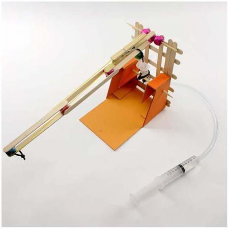 디바이스마트,오픈소스/코딩교육 > 과학 교구 > 물리/물질 과학교구,스터디랜드,수압 크레인 5명 set,물의 압력을 이용해서 움직이는 크레인을 만드는 실험입니다.