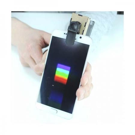 디바이스마트,오픈소스/코딩교육 > 과학 교구 > 물리/물질 과학교구,스터디랜드,스마트폰 분광기 5명 set,스마트폰으로 스펙트럼을 볼 수 있는 분광기를 만들자