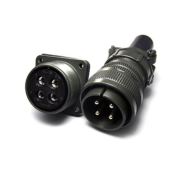 군용 MS커넥터 3102-24-22S(소켓/4핀/암)