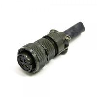 군용 MS커넥터 3106-18-10S(플러그/4핀/암)
