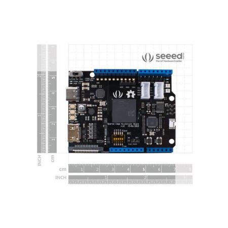 디바이스마트,오픈소스/코딩교육 > 아두이노 > 아두이노 호환보드,Seeedstudio,Spartan Edge Accelerator Board - 아두이노 FPGA 쉴드 with ESP32 [102030005],라즈베리 파이 카메라 v1.0 (OV5640) 지원 / 최대 30fps 이미지 전송 / 클라우드 서비스 지원 (AWS, Azure 등) / Arduino 확장 인터페이스 지원