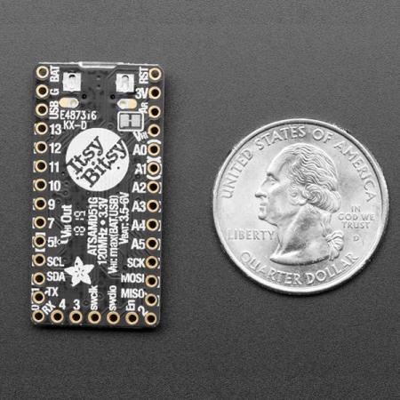 디바이스마트,MCU보드/전자키트 > 프로세서/개발보드 > ARM > Cortex-M4,Adafruit,Adafruit ItsyBitsy M4 Express featuring ATSAMD51 [ada-3800],에이다프루트, M4, 마이크로, 컨트롤러, 마이크로 컨트롤러 보드, ARM, cortex-M4, 에이알엠, Arduino IDE, 아두이노, 아두이노 아이디이, 개발보드, cortex, 코텍스