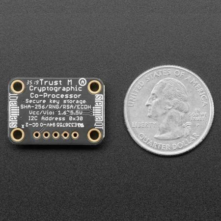 디바이스마트,MCU보드/전자키트 > 통신/네트워크 > 기타 네트워크/통신,Adafruit,Adafruit Infineon Trust M Breakout Board - STEMMA QT / Qwiic [ada-4351],최신 암호 인증 칩 / I2C 브레이크 아웃 /  RSA 1K / 2K + ECC NIST P256 / P384 제공