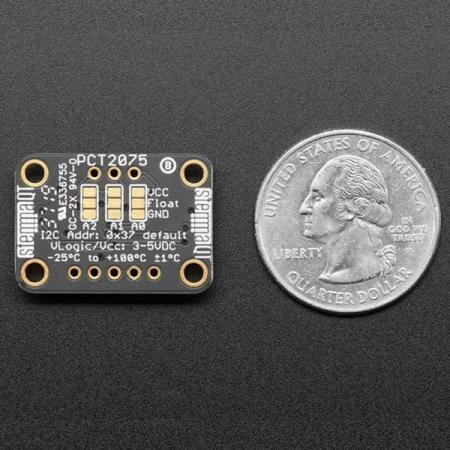 디바이스마트,MCU보드/전자키트 > 센서모듈 > 온도/습도 > 온도센서,Adafruit,Adafruit PCT2075 Temperature Sensor - STEMMA QT / Qwiic [ada-4369],사용하기 쉬운 PCT2075 I2C 온도 센서 / 온도보고 및 고온 임계값 설정 가능