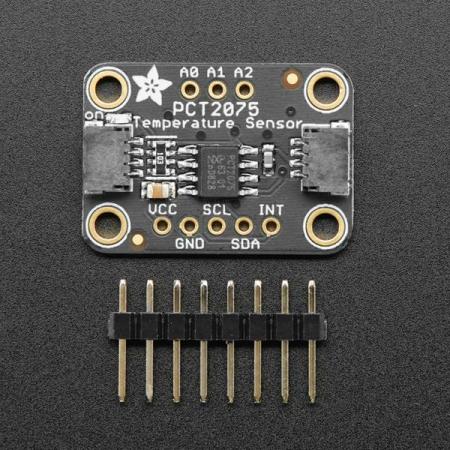 디바이스마트,MCU보드/전자키트 > 센서모듈 > 온도/습도 > 온도센서,Adafruit,Adafruit PCT2075 Temperature Sensor - STEMMA QT / Qwiic [ada-4369],사용하기 쉬운 PCT2075 I2C 온도 센서 / 온도보고 및 고온 임계값 설정 가능