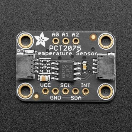 디바이스마트,MCU보드/전자키트 > 센서모듈 > 온도/습도 > 온도센서,Adafruit,Adafruit PCT2075 Temperature Sensor - STEMMA QT / Qwiic [ada-4369],사용하기 쉬운 PCT2075 I2C 온도 센서 / 온도보고 및 고온 임계값 설정 가능