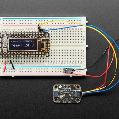디바이스마트,MCU보드/전자키트 > 센서모듈 > 온도/습도 > 온도센서,Adafruit,Adafruit PCT2075 Temperature Sensor - STEMMA QT / Qwiic [ada-4369],사용하기 쉬운 PCT2075 I2C 온도 센서 / 온도보고 및 고온 임계값 설정 가능