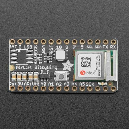 디바이스마트,MCU보드/전자키트 > 통신/네트워크 > 와이파이,Adafruit,Adafruit AirLift Bitsy Add-On – ESP32 WiFi Co-Processor [ada-4363],ESP32 WiFi 코프로세서 탑재한 AirLift Bitsy 애드온 보드 / 소켓 데이터를 캐시하거나 SSL 라이브러리를 컴파일 및 디버깅 불 필요 / 작동전압 : 3V (5V 작동불가)
