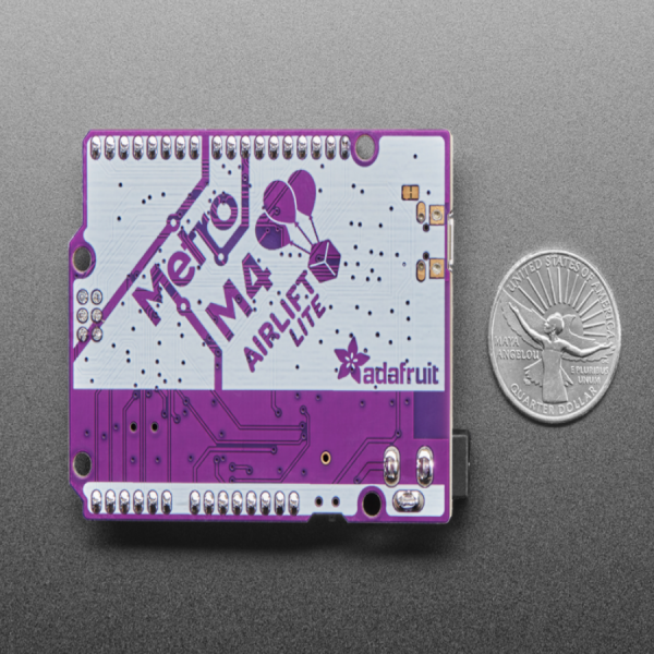 디바이스마트,MCU보드/전자키트 > 프로세서/개발보드 > ARM > Cortex-M4,Adafruit,Adafruit Metro M4 Express AirLift (WiFi) - Lite [ada-4000],120MHz Cortex M4 + ESP32 칩 탑재 개발보드 / 플래시 512KB / RAM 192KB / 32 비트 / 3.3V logic and power