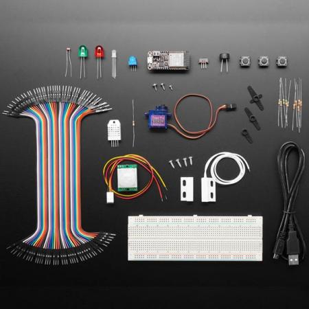 디바이스마트,MCU보드/전자키트 > 교육용키트/로봇 > 교육용키트,Adafruit,Mongoose OS & Google IoT Core Pack w/ Adafruit Feather HUZZAH32 [ada-3606],Google 및 Mongoose OS 합작 IoT Core Pack 키트제품 / ESP32 WiFi 포함된 HUZZAH32 페더 보드(개발보드) 제공  / 240MHz 및 3.3V 로직 / IoT 시작에 필요한 센서 및 구성 요소 포함