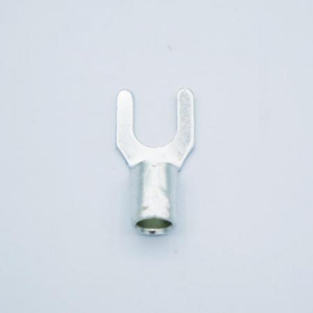 디바이스마트,케이블/전선 > 전기자재/배선자재 > 압착단자 > 포크 타입 (Spade Terminal) 압착단자,이에스단자,압착단자 포크타입 (Spade Terminal) 10SQ*6mm,케이블 압착용 Spade 압착단자 / 규격 : 10SQ × 6mm / 타입 : 링 타입 (Y형) / 소재 : 전기동 (주석도금)