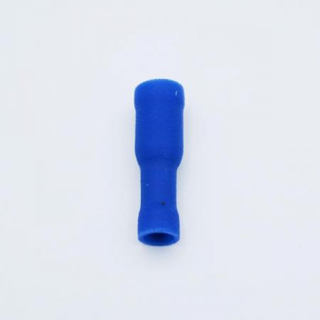 디바이스마트,케이블/전선 > 전기자재/배선자재 > 압착단자 > 총알단자 (Bullet Terminal) 압착단자,이에스단자,5파이 PG 총알단자 (PG Bullet Terminal) 2.5SQ REC타입,5파이 PG 총알단자 / 타입 : REC 타입 / 전선규격 : AWG 18-14 / 피복 : PVC / 색상 : 파란색 / 소재 : 전기동 (주석도금)