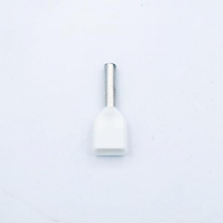 디바이스마트,케이블/전선 > 전기자재/배선자재 > 펜홀단자 > 트윈형 펜홀단자,이에스단자,펜홀단자 트윈타입 0.75SQ-8mm 흰색,트윈형 펜홀단자 / 규격 : 0.75SQ / 길이 : 8mm / 색상 : 흰색