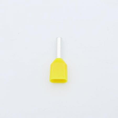 디바이스마트,케이블/전선 > 전기자재/배선자재 > 펜홀단자 > 트윈형 펜홀단자,이에스단자,펜홀단자 트윈타입 1.0SQ-8mm 노란색,트윈형 펜홀단자 / 규격 : 1.0SQ / 길이 : 8mm / 색상 : 노란색