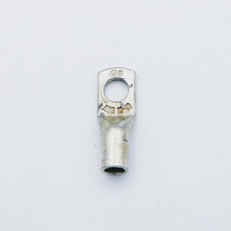 디바이스마트,케이블/전선 > 전기자재/배선자재 > 동관단자 > 1홀 동관단자,이에스단자,동관단자 1홀 6SQ,1홀 동관단자 / 전선 규격 : 6SQ / 홀 규격 : M5 / 홀 개수 : 1홀 / 소재 : 전기동 (주석도금)