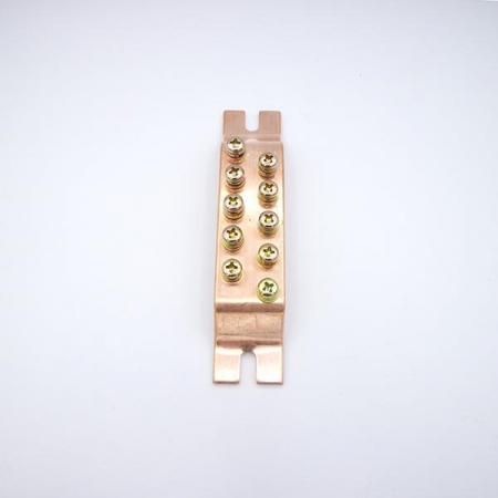 디바이스마트,케이블/전선 > 전기자재/배선자재 > 부스바,이에스단자,접지 부스바 10핀 (5×2),접지 정리용 접지 부스바 / 두께 : 3T / 넓이 : 30mm / 핀수 : 10핀 (5핀×2열) / 소재 : 전기동