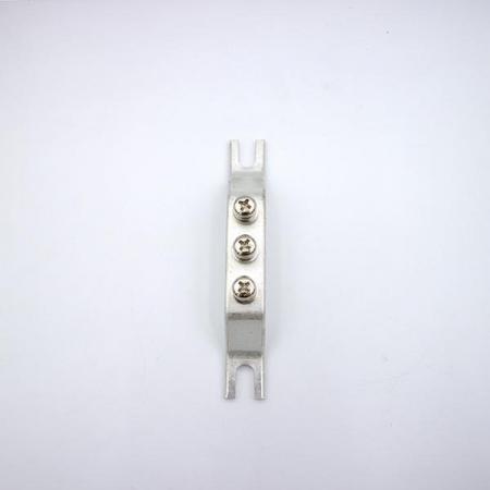 디바이스마트,케이블/전선 > 전기자재/배선자재 > 부스바,이에스단자,주석도금 접지 부스바 3핀 (3×1),접지 정리용 주석도금 접지 부스바 / 두께 : 3T / 넓이 : 15mm / 핀수 : 3핀 (3핀×1열) / 소재 : 전기동 (주석도금)