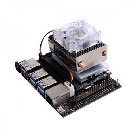 디바이스마트,MCU보드/전자키트 > 인공지능/임베디드/산업용 > 인공지능/머신러닝 > 인공지능 확장보드/액세서리,52PI,ICE Tower CPU Cooling Fan for Nvidia Jetson Nano [EP-0113],아이스 타워 구조 / 2 x 5mm 구리 튜브 / PWM 제어 가능 팬 / 정격 전력 0.5W @ 5V, 0.1A