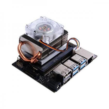 디바이스마트,MCU보드/전자키트 > 인공지능/임베디드/산업용 > 인공지능/머신러닝 > 인공지능 확장보드/액세서리,52PI,ICE Tower CPU Cooling Fan for Nvidia Jetson Nano [EP-0113],아이스 타워 구조 / 2 x 5mm 구리 튜브 / PWM 제어 가능 팬 / 정격 전력 0.5W @ 5V, 0.1A
