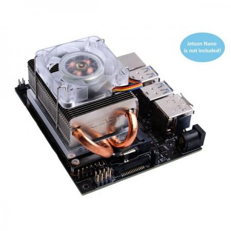 디바이스마트,MCU보드/전자키트 > 인공지능/임베디드/산업용 > 인공지능/머신러닝 > 인공지능 확장보드/액세서리,52PI,ICE Tower CPU Cooling Fan for Nvidia Jetson Nano [EP-0113],아이스 타워 구조 / 2 x 5mm 구리 튜브 / PWM 제어 가능 팬 / 정격 전력 0.5W @ 5V, 0.1A