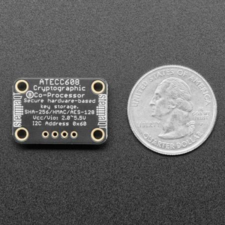 디바이스마트,MCU보드/전자키트 > 통신/네트워크 > 기타 네트워크/통신,Adafruit,Adafruit ATECC608 Breakout Board - STEMMA QT / Qwiic [ada-4314],암호인증 칩 ATECC608 모듈 / I2C / 3.3V 또는 5V 전원 / 로직 마이크로와 작동 / ECDH 및 AES-128 암호화,복호화,인증에 사용 가능