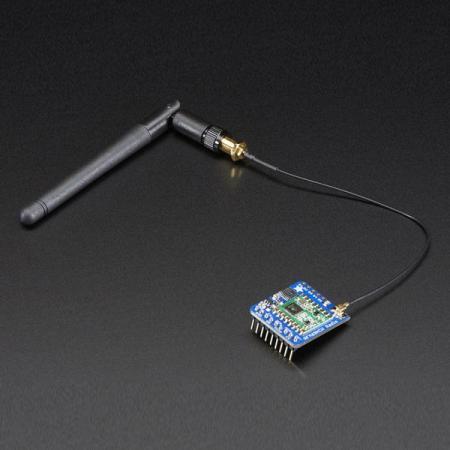 디바이스마트,MCU보드/전자키트 > 통신/네트워크 > RF/LoRa,Adafruit,Adafruit RFM69HCW Transceiver Radio Breakout - 433 MHz - RadioFruit [ada-3071],+20dBm FSK 패킷 라디오 모듈로 와이어 안테나로 약 500미터, 지향성 안테나로 약 5km 통신 가능 / RFM69HCW 433Mhz 버전 / 3V 혹은 5V 장치와 사용 가능