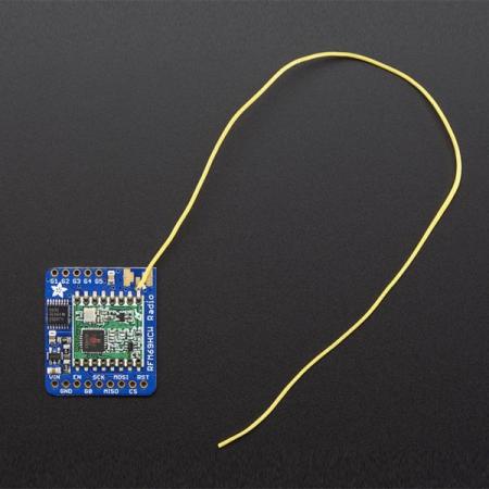 디바이스마트,MCU보드/전자키트 > 통신/네트워크 > RF/LoRa,Adafruit,Adafruit RFM69HCW Transceiver Radio Breakout - 433 MHz - RadioFruit [ada-3071],+20dBm FSK 패킷 라디오 모듈로 와이어 안테나로 약 500미터, 지향성 안테나로 약 5km 통신 가능 / RFM69HCW 433Mhz 버전 / 3V 혹은 5V 장치와 사용 가능