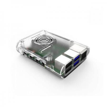 디바이스마트,오픈소스/코딩교육 > 라즈베리파이 > 라즈베리파이 케이스,Seeedstudio,라즈베리파이4B ABS 투명 케이스 [114992085],냉각 팬 (35x35x10mm) 및 방열판 포함 / 라즈베리 파이 4B와 호환