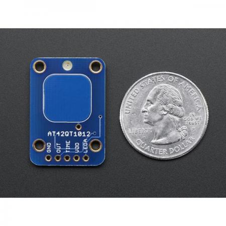 디바이스마트,MCU보드/전자키트 > 센서모듈 > 기울기/진동/충격/터치 > 지문/전도성/터치센서,Adafruit,Standalone Toggle Capacitive Touch Sensor Breakout - AT42QT1012 [ada-1375],토글 정전용량 터치 센서 / 동작 시 마이크로컨트롤러 불필요 / 1.8~5.5VDC 전원 공급 / 터치 온, 오프 형식