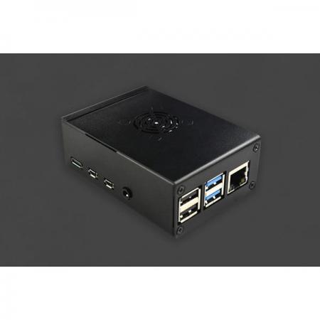 디바이스마트,오픈소스/코딩교육 > 라즈베리파이 > 라즈베리파이 케이스,DFROBOT,라즈베리파이4 방열판+팬 메탈 케이스 [FIT0646],고품질 알루미늄 케이스 / 라즈베리 파이 4B 1G / 2G / 4G와 호환 / 90 × 60 × 30mm