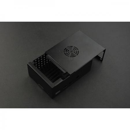디바이스마트,오픈소스/코딩교육 > 라즈베리파이 > 라즈베리파이 케이스,DFROBOT,라즈베리파이4 방열판+팬 메탈 케이스 [FIT0646],고품질 알루미늄 케이스 / 라즈베리 파이 4B 1G / 2G / 4G와 호환 / 90 × 60 × 30mm