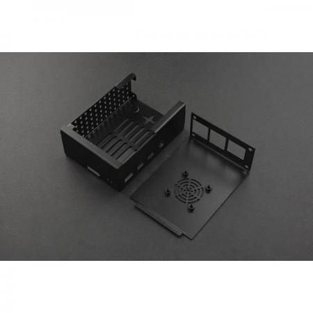 디바이스마트,오픈소스/코딩교육 > 라즈베리파이 > 라즈베리파이 케이스,DFROBOT,라즈베리파이4 방열판+팬 메탈 케이스 [FIT0646],고품질 알루미늄 케이스 / 라즈베리 파이 4B 1G / 2G / 4G와 호환 / 90 × 60 × 30mm