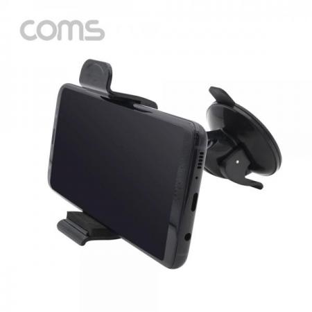 디바이스마트,사무/생활/서적 > 차량/생활/IOT > 차량내부용품 > 차량용 거치대,Coms,차량용 스마트폰 거치대 / 유리 흡착식 [IT682],Coms 차량용 스마트폰 거치대 / 유리 흡착식