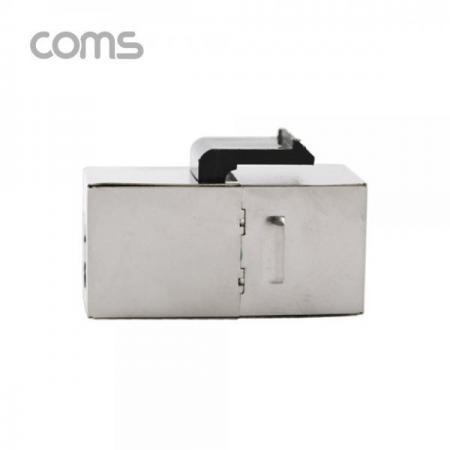 디바이스마트,컴퓨터/모바일/가전 > 네트워크/케이블/컨버터/IOT > 네트워크 자재/공구/타이 > 네트워크 자재,Coms,Cat6 커플러(RJ45) I형 / 8P8C / 랜케이블 연장용 / Metal [ID647],Coms Cat6 커플러(RJ45) I형 / 8P8C / 랜케이블 연장용 / Metal