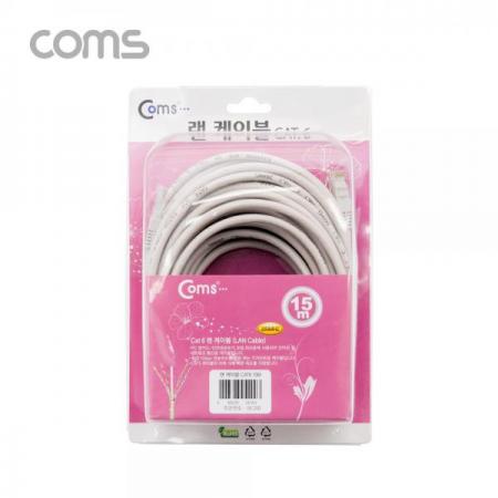 디바이스마트,컴퓨터/모바일/가전 > 네트워크/케이블/컨버터/IOT > 데이터/통신 관련 케이블 > 랜 케이블,Coms,랜케이블(Direct/Cat 6) / 회색 / 1000Mbps LC / 고급포장 / 15M [BC200],Coms 랜케이블(Direct/Cat 6) / 회색 / 1000Mbps LC / 고급포장 / 15M