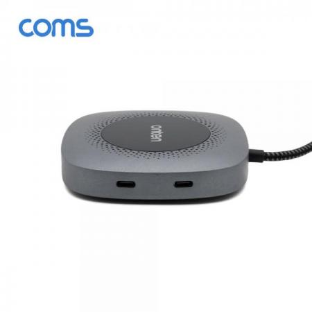디바이스마트,컴퓨터/모바일/가전 > 네트워크/케이블/컨버터/IOT > 인터넷공유기/허브/랜카드 > USB허브/포트 확장 도킹스테이션,Coms,USB 3.1 Type C 멀티 도킹/허브 (USB-C to LAN RJ45, HDMI, USB 3.0, PD충전) [FW760],Coms USB 3.1 Type C 멀티 도킹/허브 (USB-C to LAN RJ45/ HDMI/ USB 3.0/ PD충전)