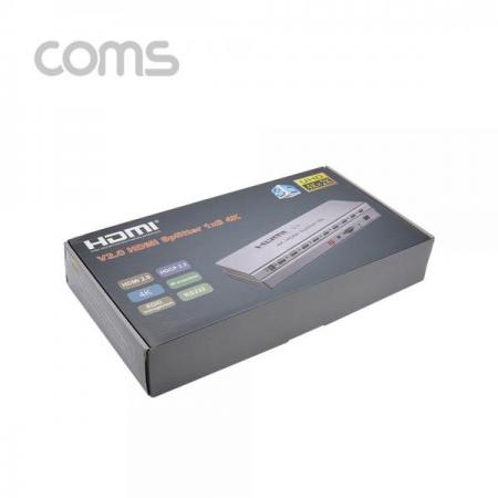 디바이스마트,컴퓨터/모바일/가전 > 네트워크/케이블/컨버터/IOT > KVM스위치/분배기/선택기 > 모니터 선택/분배/확장기,Coms,HDMI 분배기(1:8) 4K(3840 X 2160 @60Hz) 지원 [BT550],Coms HDMI 분배기(1:8) 4K(3840 X 2160 @60Hz) 지원